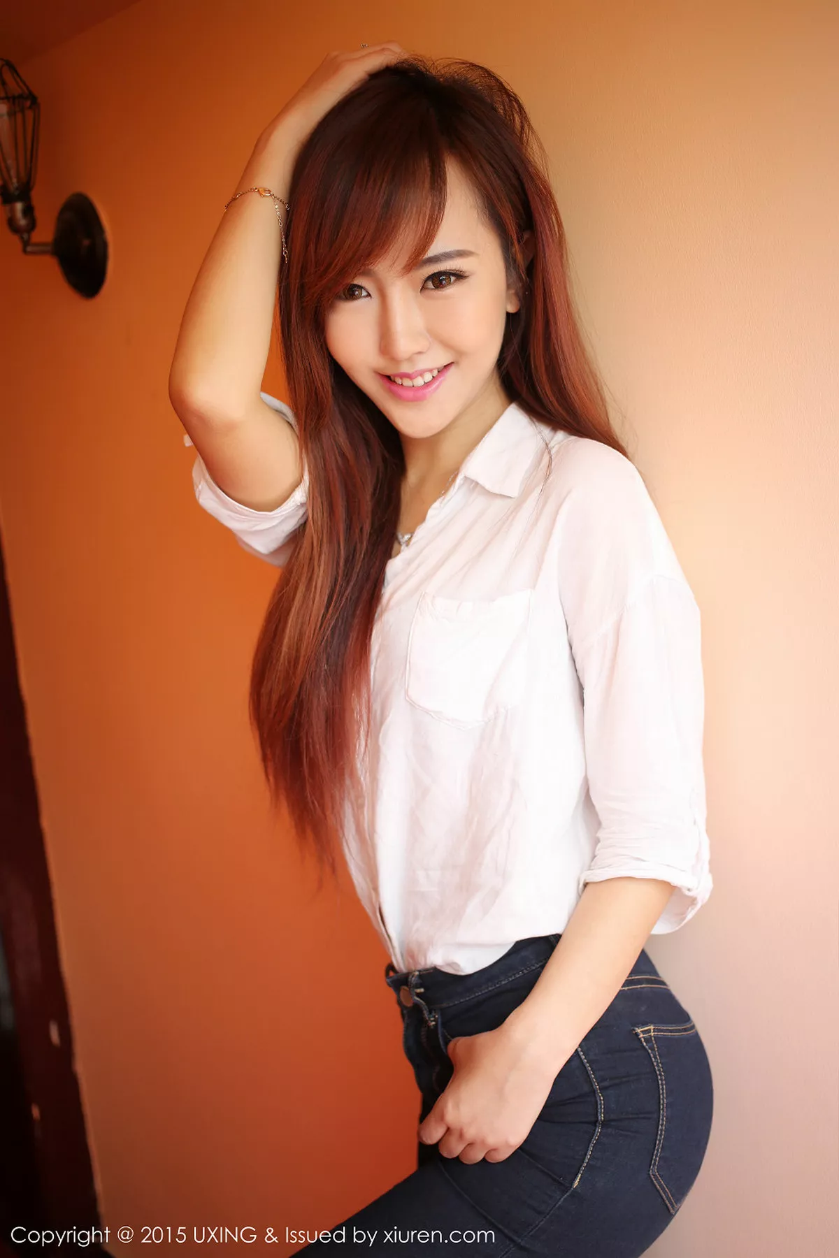 秀人集.com_[UXING优星馆]Vol.001_嫩模赵婉妮Wanni紧身牛仔裤完美身材性感翘臀写真67P