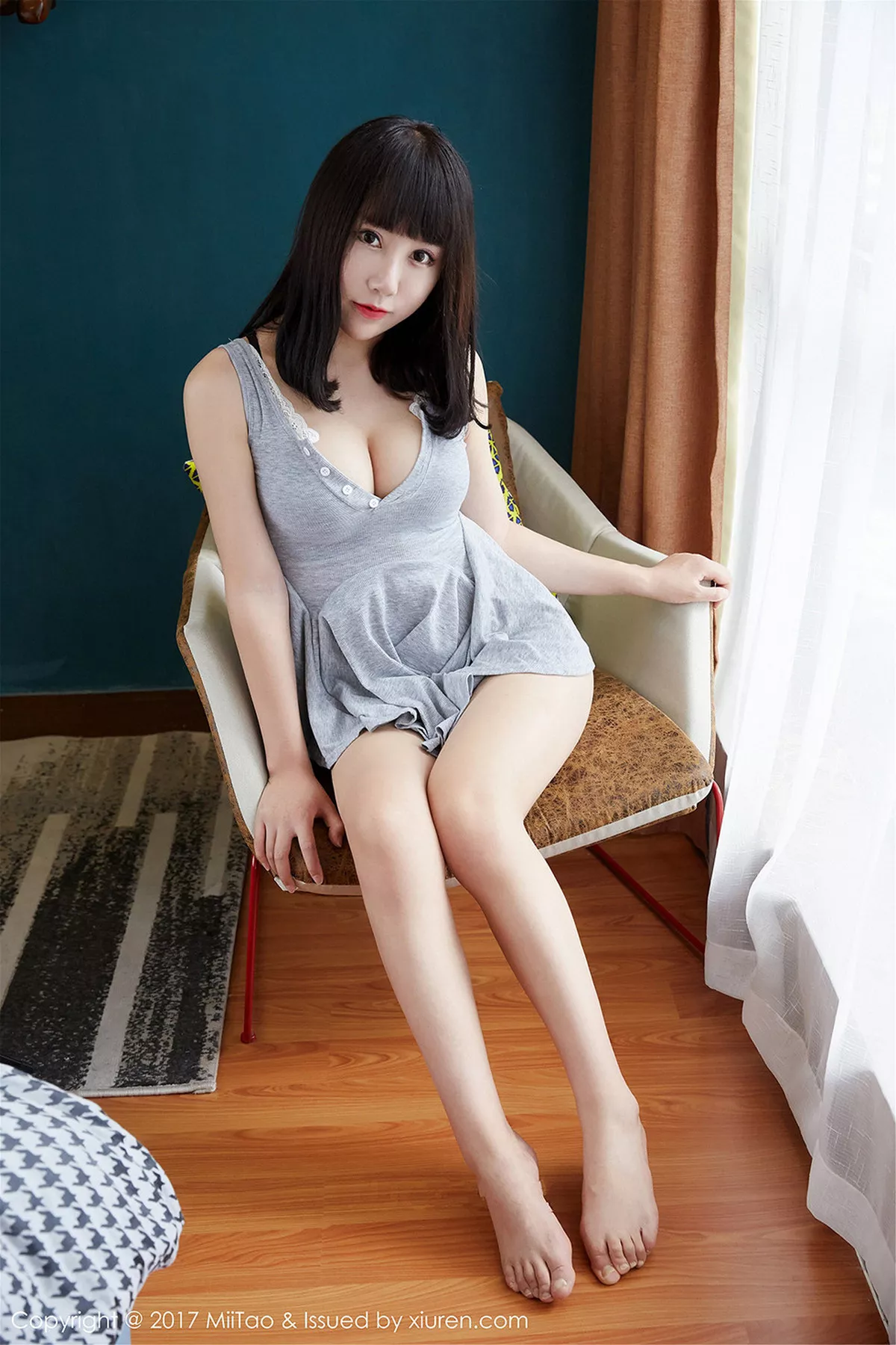 秀人集.com_[MiiTao蜜桃社]Vol.067_嫩模雪碧牛仔热裤粉红吊带背心真空秀豪乳激凸诱惑写真57P