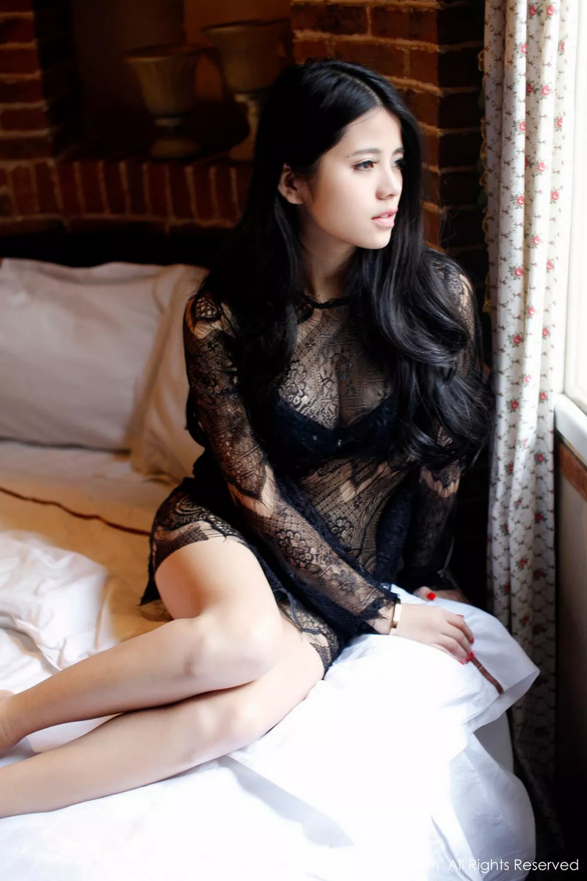 秀人集.com_[XiuRen秀人网]No.265_妩媚尤物欧阳妮娜娜透视黑纱秀性感内衣傲人美胸写真89P