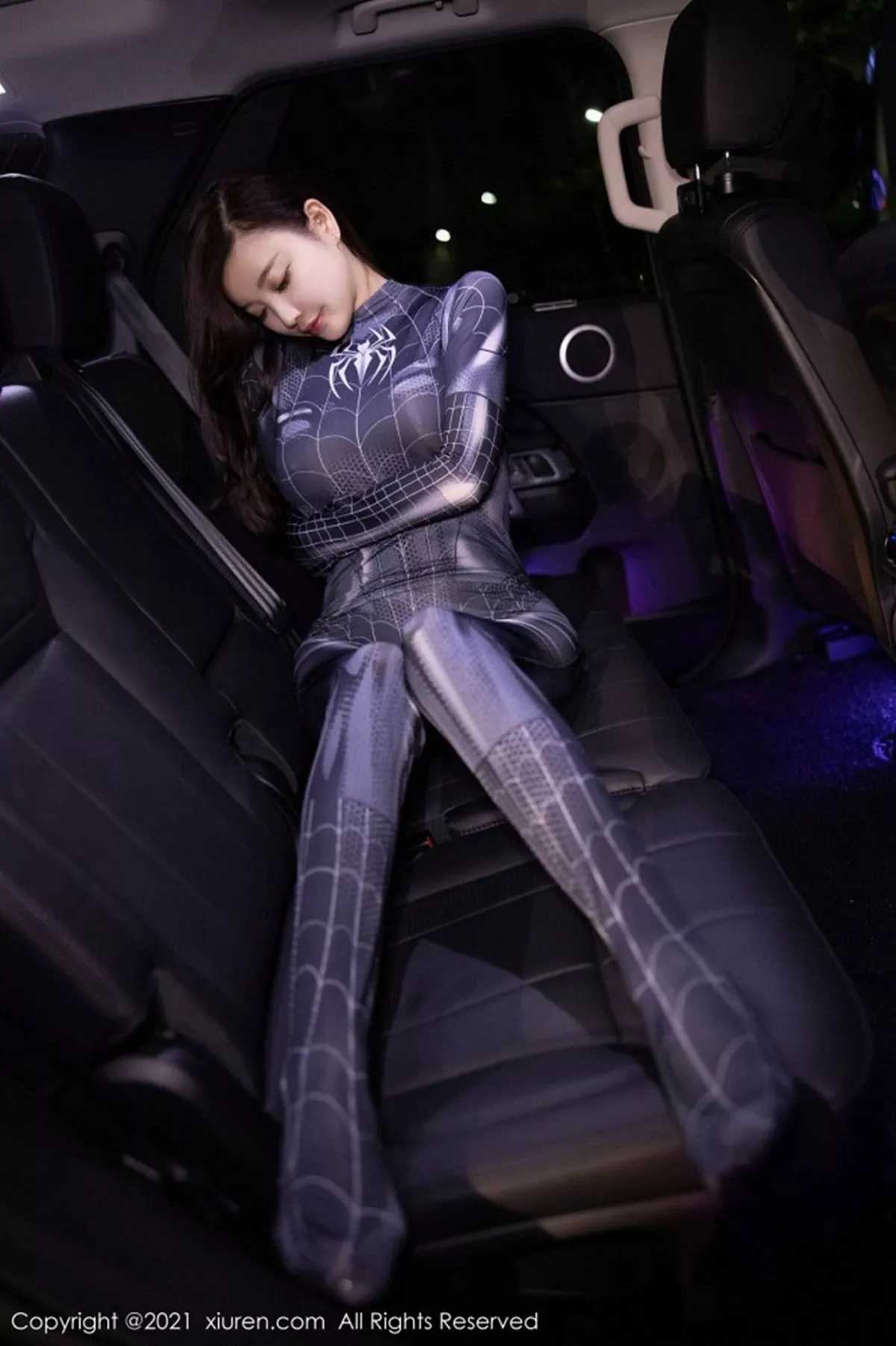 秀人集.com_[XiuRen秀人网]No.3128_女神杨晨晨sugar豪车里蜘蛛侠服饰主题紧身秀凹凸惹火身材诱惑写真54P