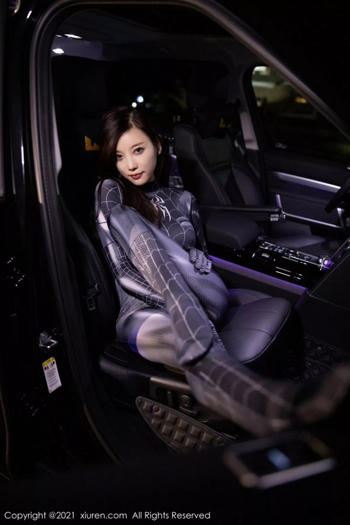 秀人集.com_[XiuRen秀人网]No.3128_女神杨晨晨sugar豪车里蜘蛛侠服饰主题紧身秀凹凸惹火身材诱惑写真54P