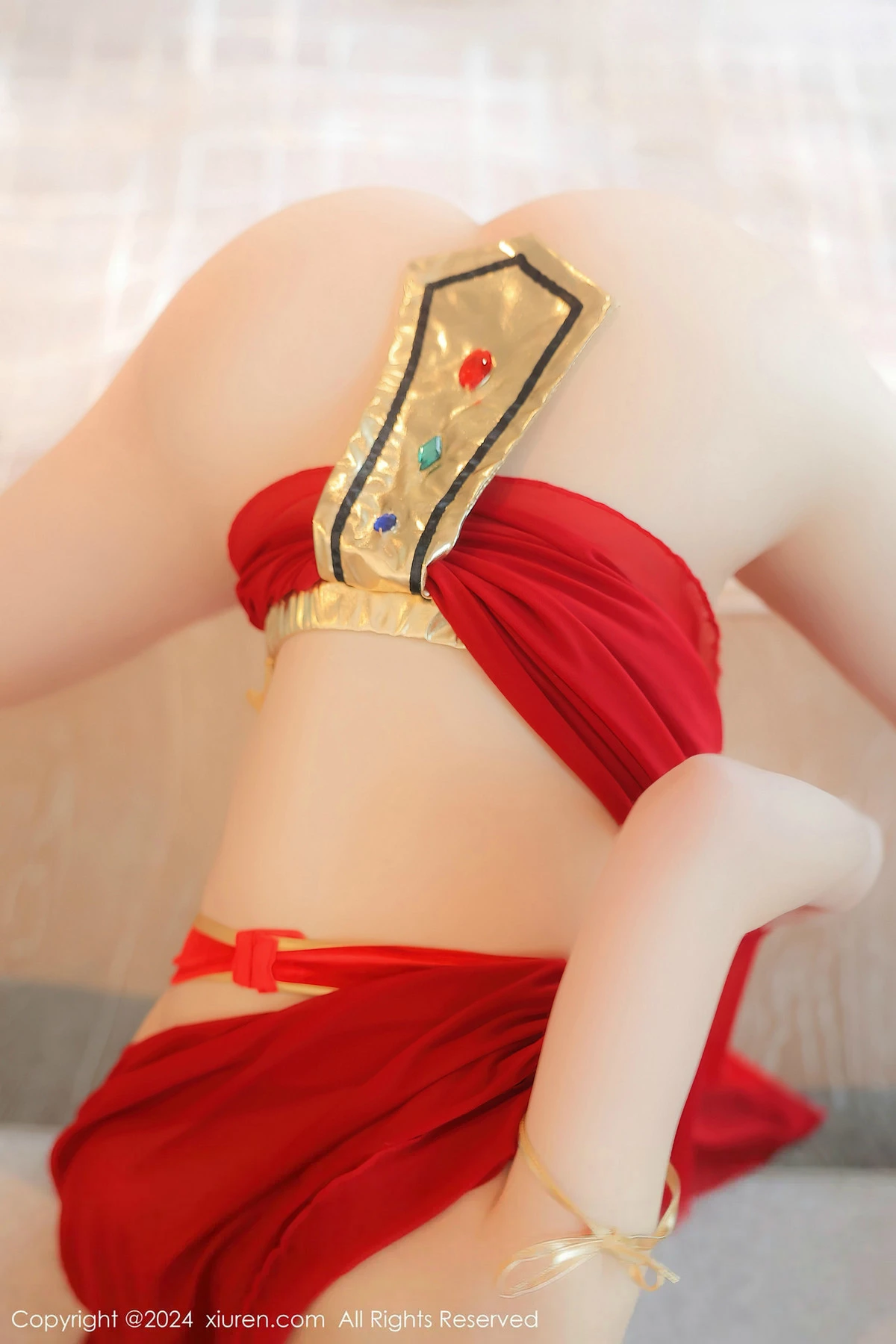 秀人集.com_[XiuRen秀人网]No.8420_模特清妙异域舞娘装扮性感红色舞裙秀曼妙身姿修长美腿迷人写真93P