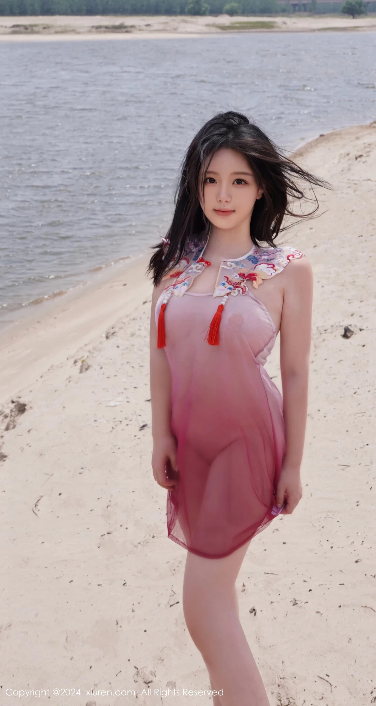 秀人集.com_[XiuRen秀人网]No.8777_模特小薯条nienie性感浅红色泳装+浅蓝色吊带秀曼妙身姿诱惑写真73P