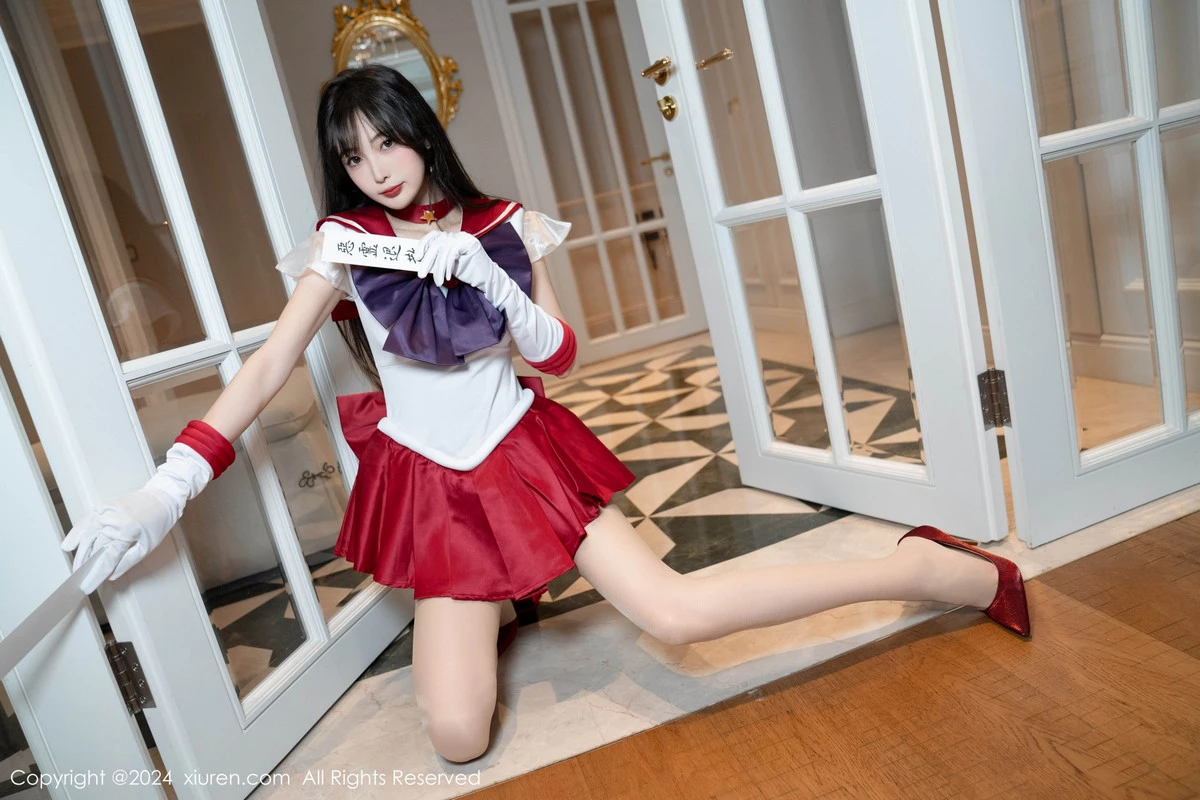 秀人集.com_[XiuRen秀人网]No.8800_模特林星阑性感白色上衣配红短裙露超薄肉丝秀曼妙身姿诱惑写真80P