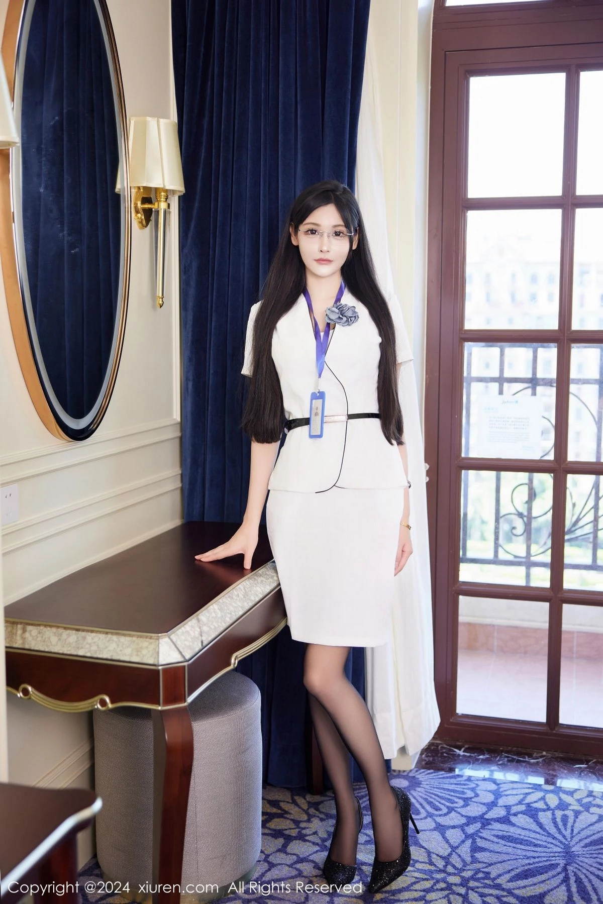 秀人集.com_[XiuRen秀人网]No.9049_模特智恩baby私房性感黑色内衣配黑丝吊袜秀丰腴美臀诱惑写真70P