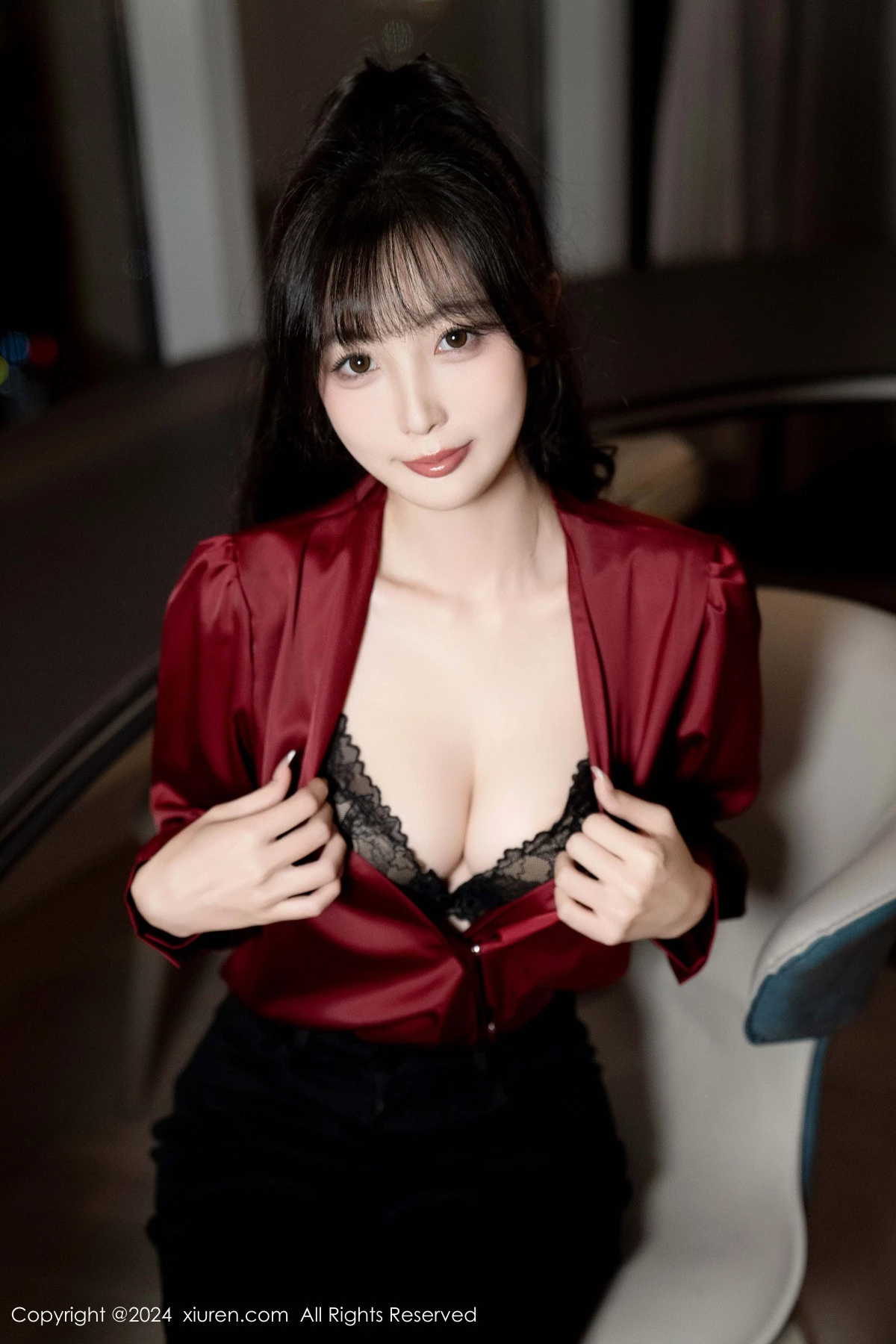 秀人集.com_[XiuRen秀人网]No.9299_模特林星阑私房性感黑色蕾丝内衣配开档黑丝秀曼妙身姿诱惑写真94P