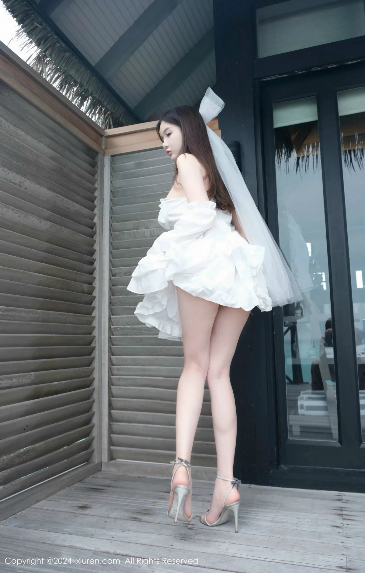 秀人集.com_[XiuRen秀人网]No.9535_模特糯美子MINIbabe性感白色婚纱配情趣内衣秀惹火身材诱惑写真59P