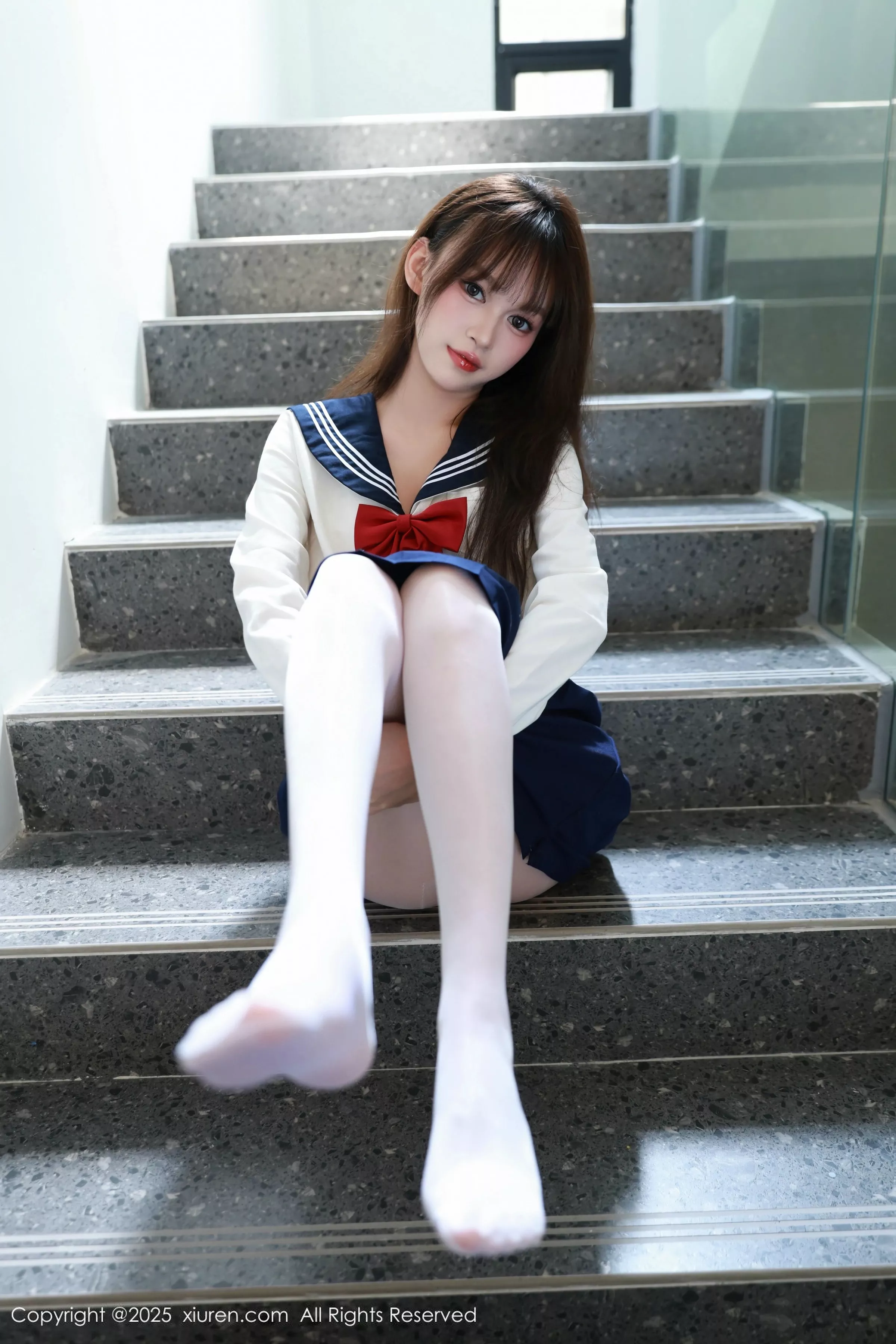 秀人集.com_[XiuRen秀人网]No.10458_新人模特糯咪性感JK制服配超薄白丝袜秀曼妙身姿撩人诱惑写真88P