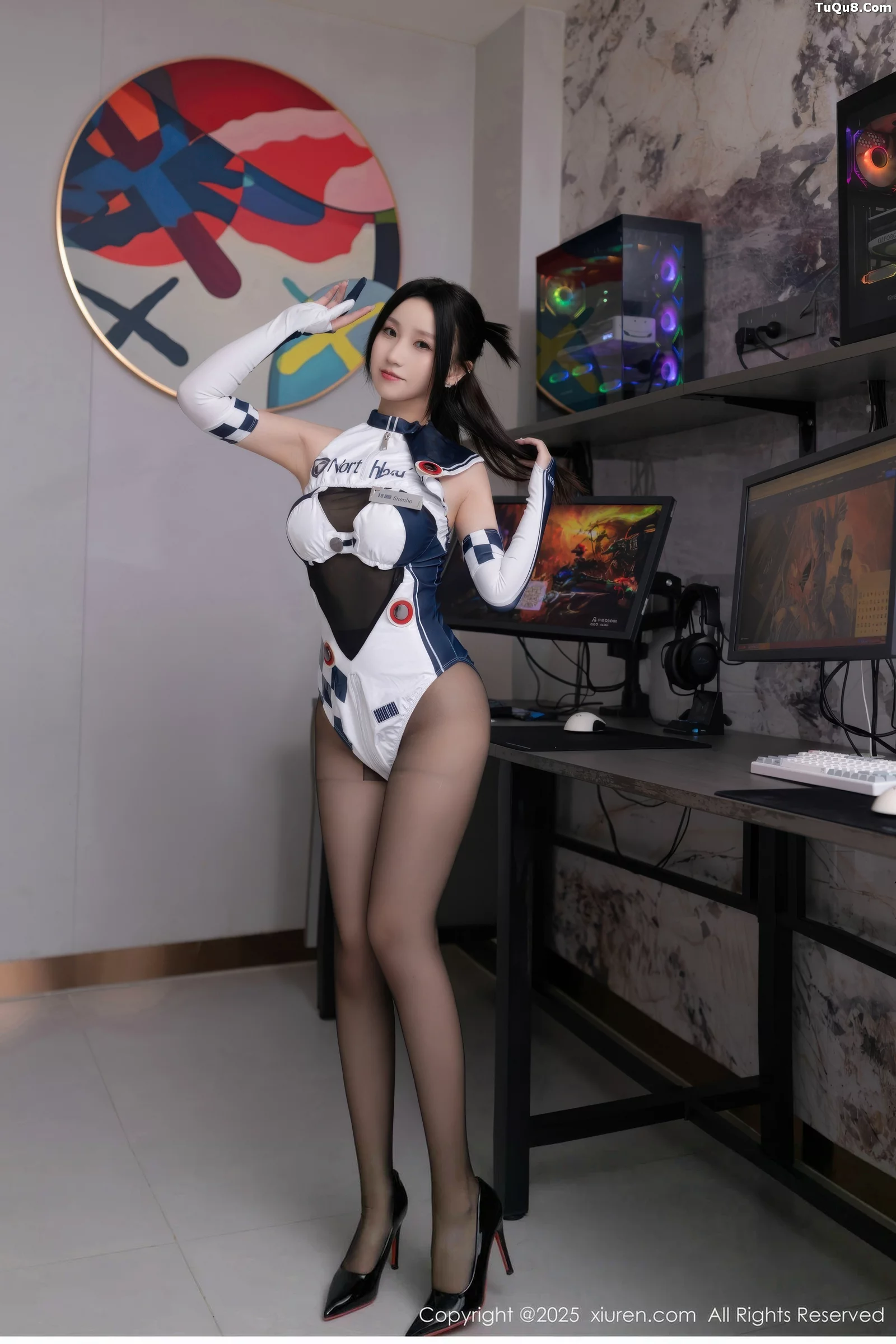 秀人集.com_[XiuRen秀人网]No.10723_模特杏子Yada性感Cos连体服饰配超薄黑丝秀曼妙身姿诱惑写真72P