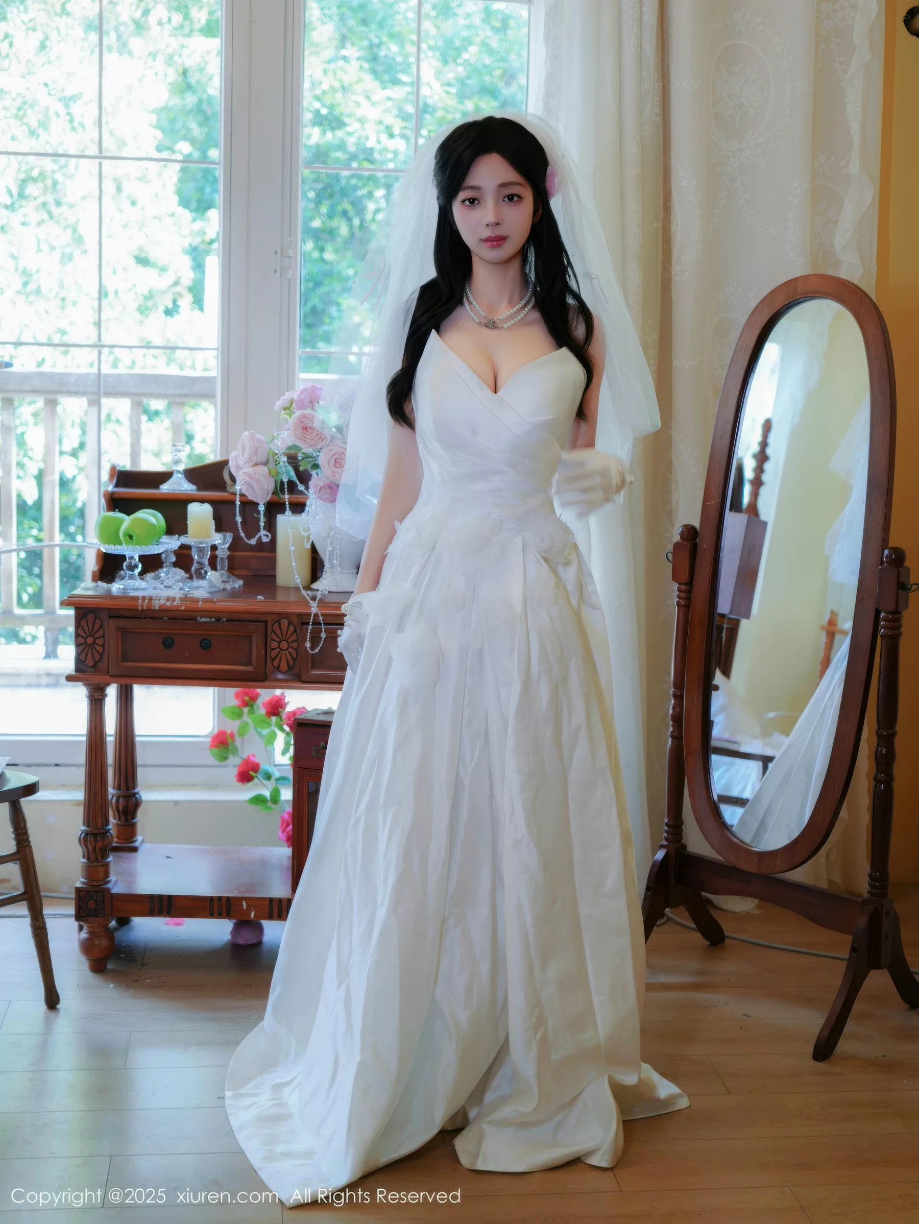秀人集.com_[XiuRen秀人网]No.10769_新人模特朱朱molly性感白色婚纱配白色丝袜秀凹凸身材诱惑写真54P