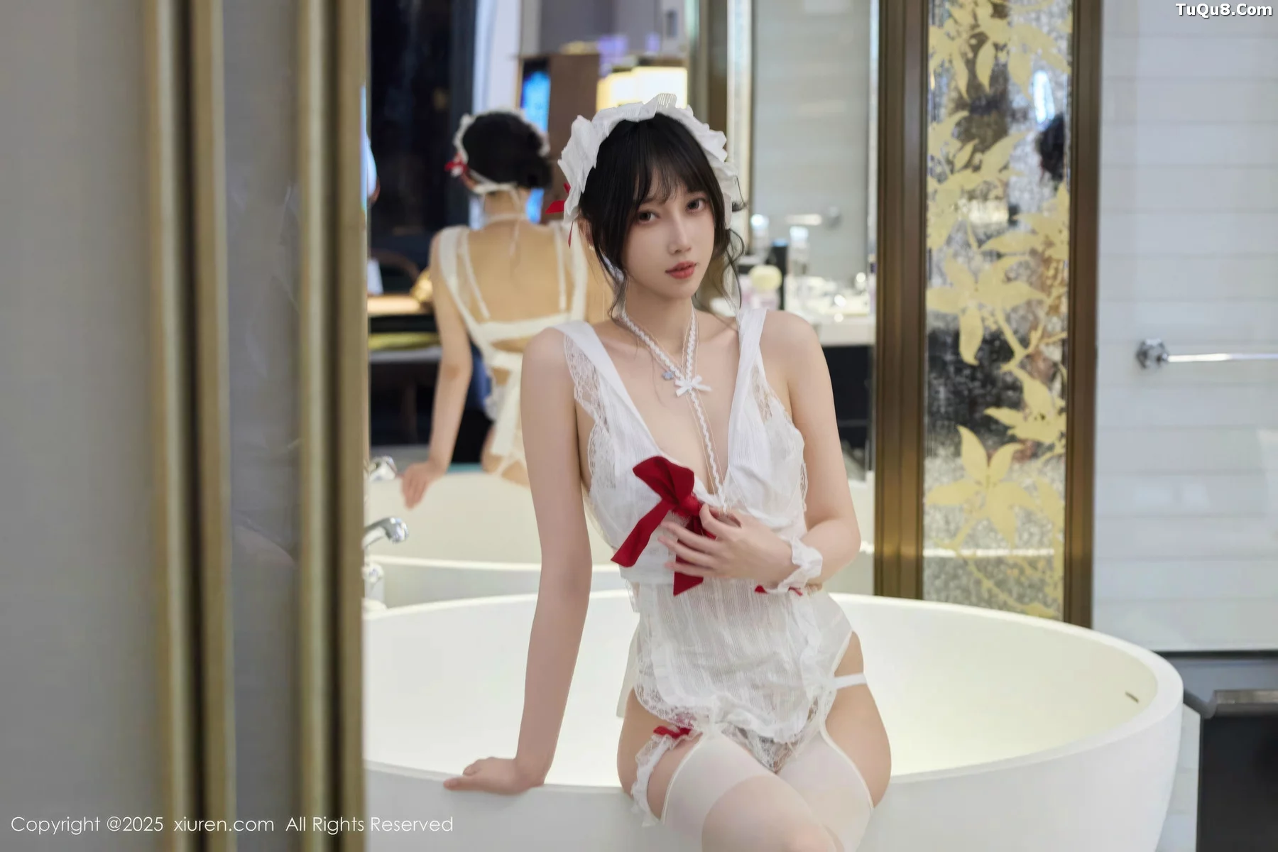 秀人集.com_[XiuRen秀人网]No.10827_模特玥儿玥er性感萝莉女仆装配白丝吊袜秀完美身材迷人诱惑写真64P