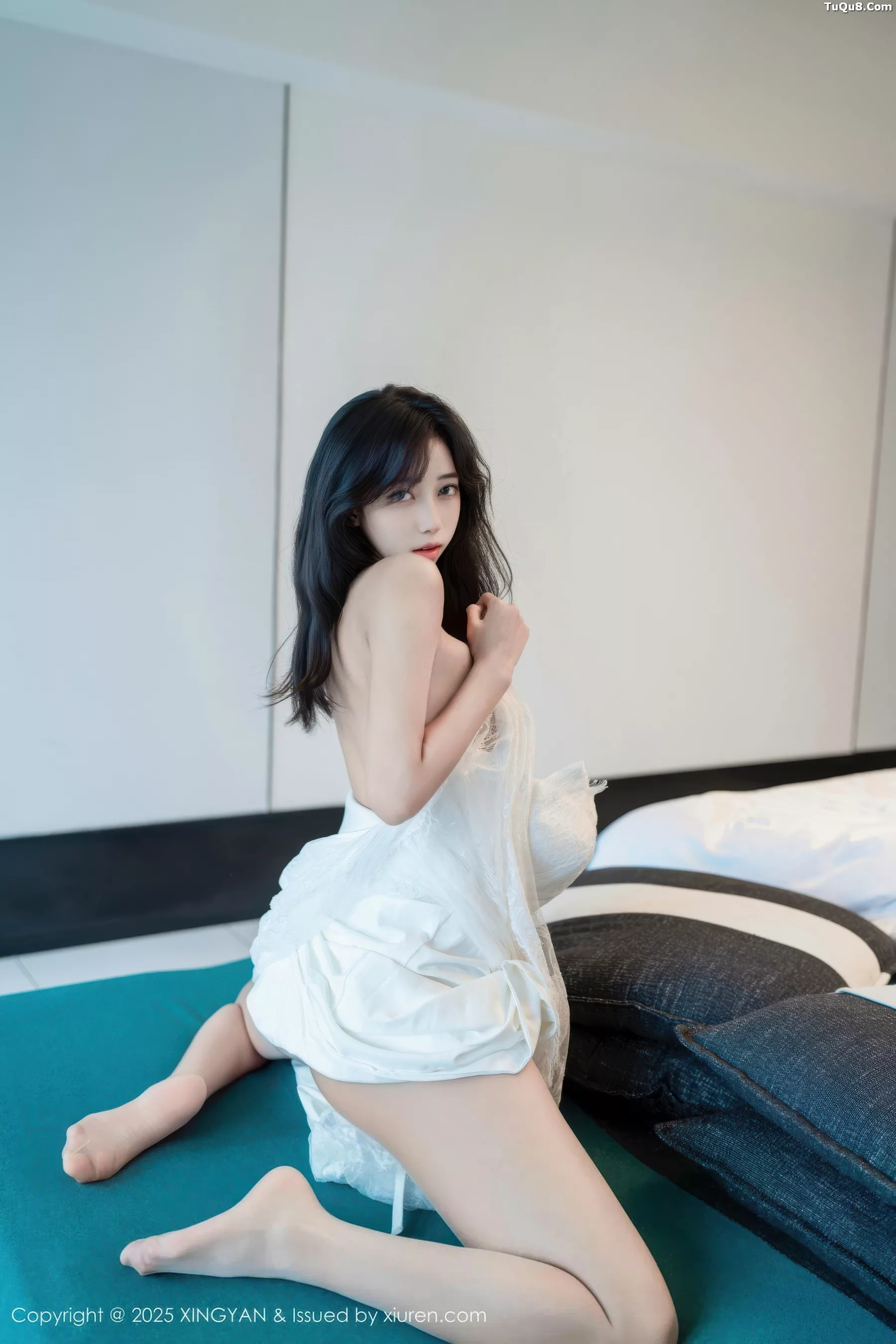 秀人集.com_[XINGYAN星颜社]VOL.419_模特时安安性感白色连衣裙配超薄白丝秀柔美身材迷人诱惑写真75P